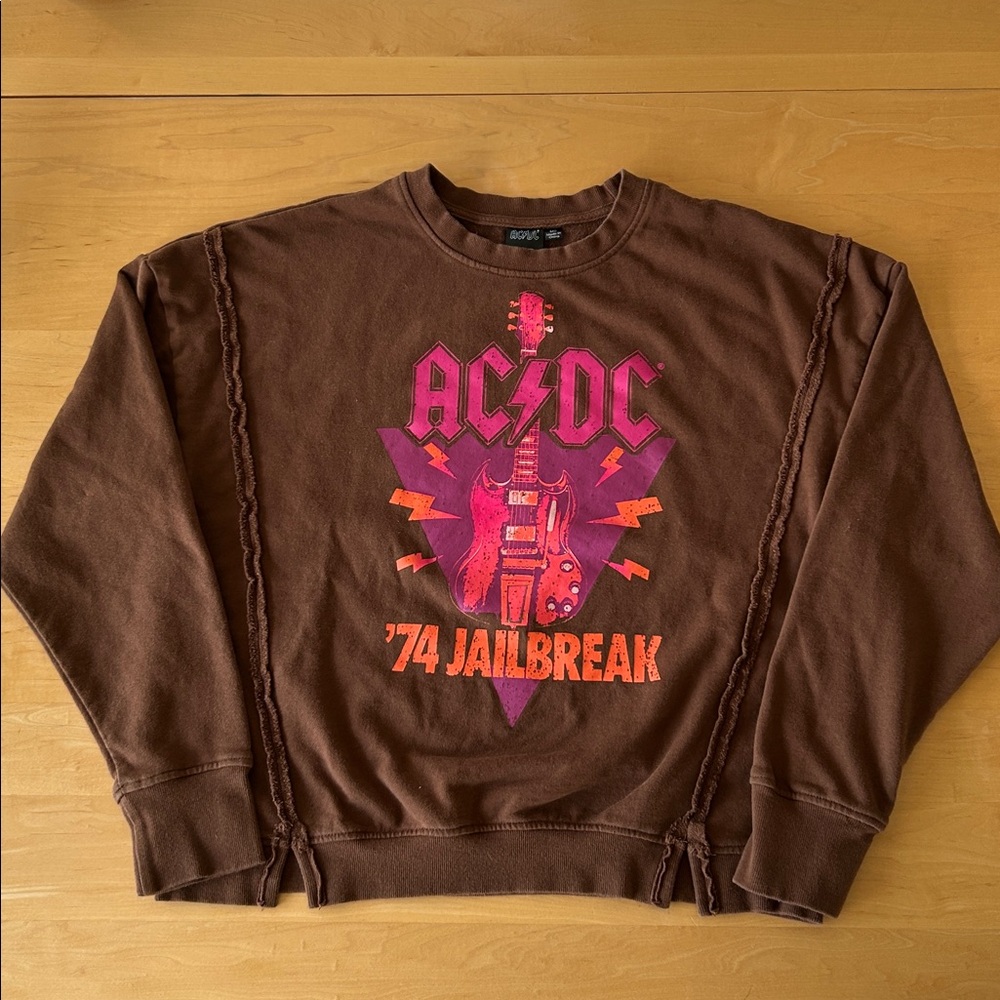 AC/DC ‘74 Jailbreak Sweatshirt Medium GUC